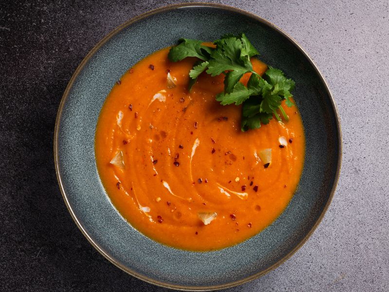 Velouté de carottes, curcuma & gingembre