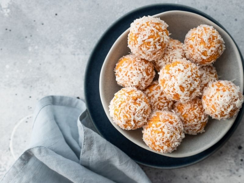 Energy balls Curcuma & Coco : snack healthy pour l’énergie et la glycémie