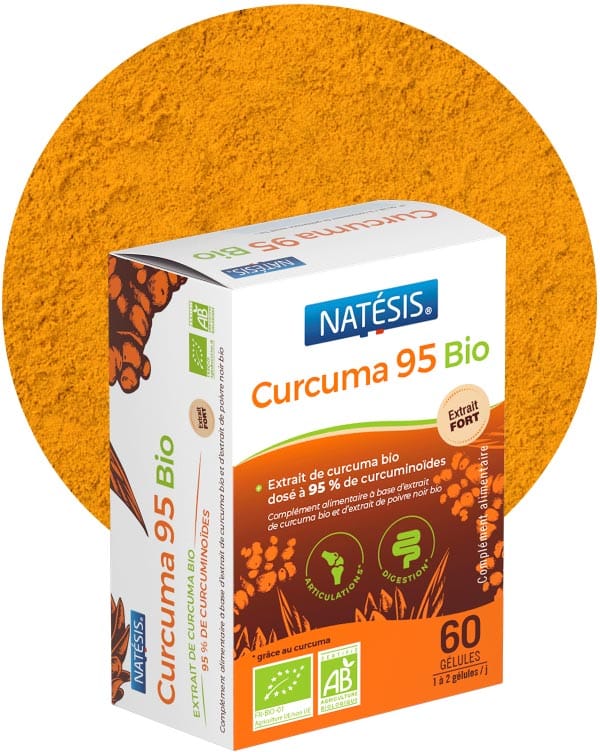 Curcuma Bio 95 - Complément Alimentaire Naturel - Natésis