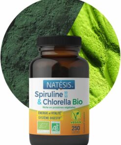 Complement alimentaire spiruline et chlorella